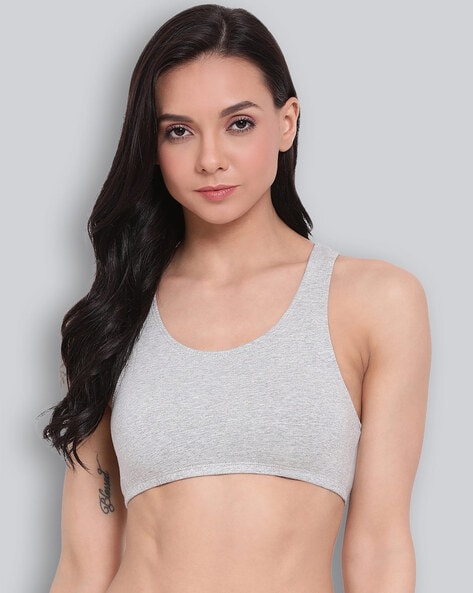 Cotton spandex sports bra online