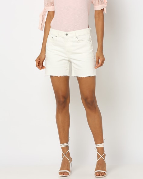 gap white shorts