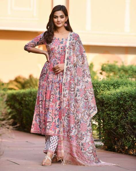 Buy Premium Pure Cotton Printed Long Straight Kurti With Pant and Mulmul  Dupatta Set, Party Wear Dress, Cotton Kurti Set, Readymade Salwar Suits  Online in India - Etsy