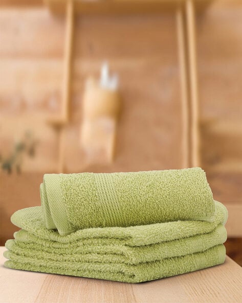 Leaf 2025 green towels