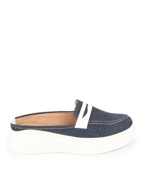 FAUSTO Women Regular Fit Slip-Ons Shoes with Round Toes