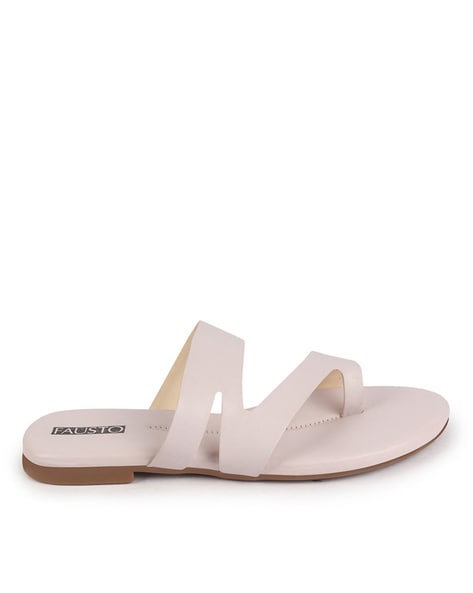 Buy Lavender Flat Sandals for Women by FAUSTO Online