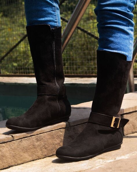 Inc 5 Women Round-Toe Knee-Length Boots