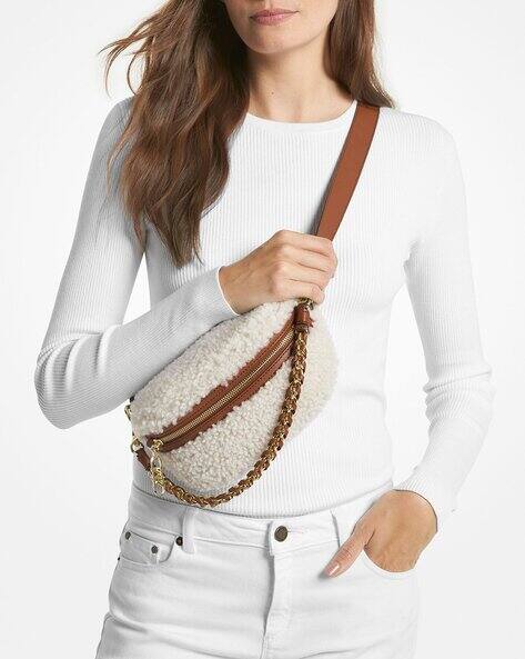 Shearling Sling Bag Slater Bag Michael Kors Slater Extra Small