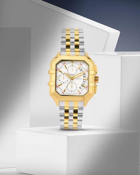 French Connection Men Gold Dial Analogue Watch - FCF01TM