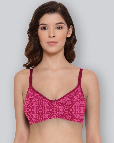 Buy Lyra Women's Cotton Non Padded Peach Blossom Bra Online at Best Prices  in India - JioMart.