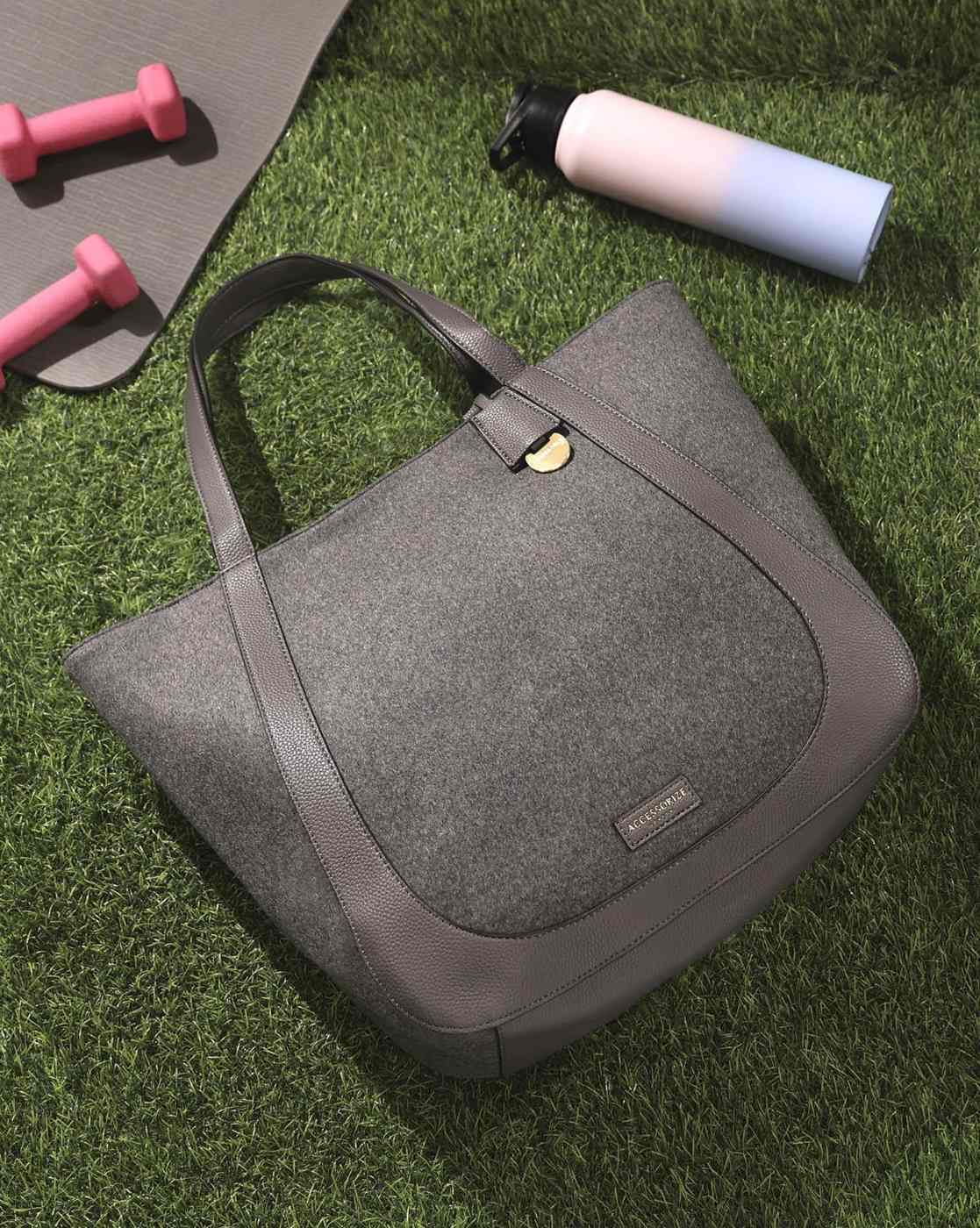 Accessorize cheap grey bag