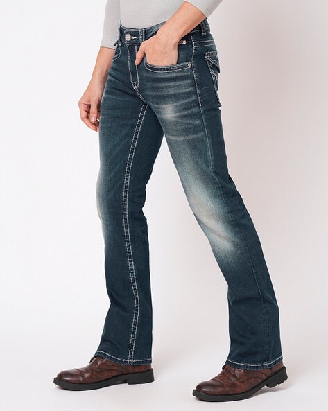 Mens short rise jeans on sale