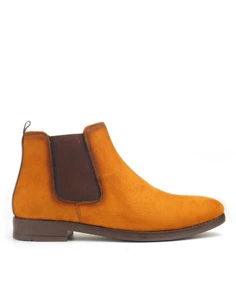 Chelsea hot sale boots orange