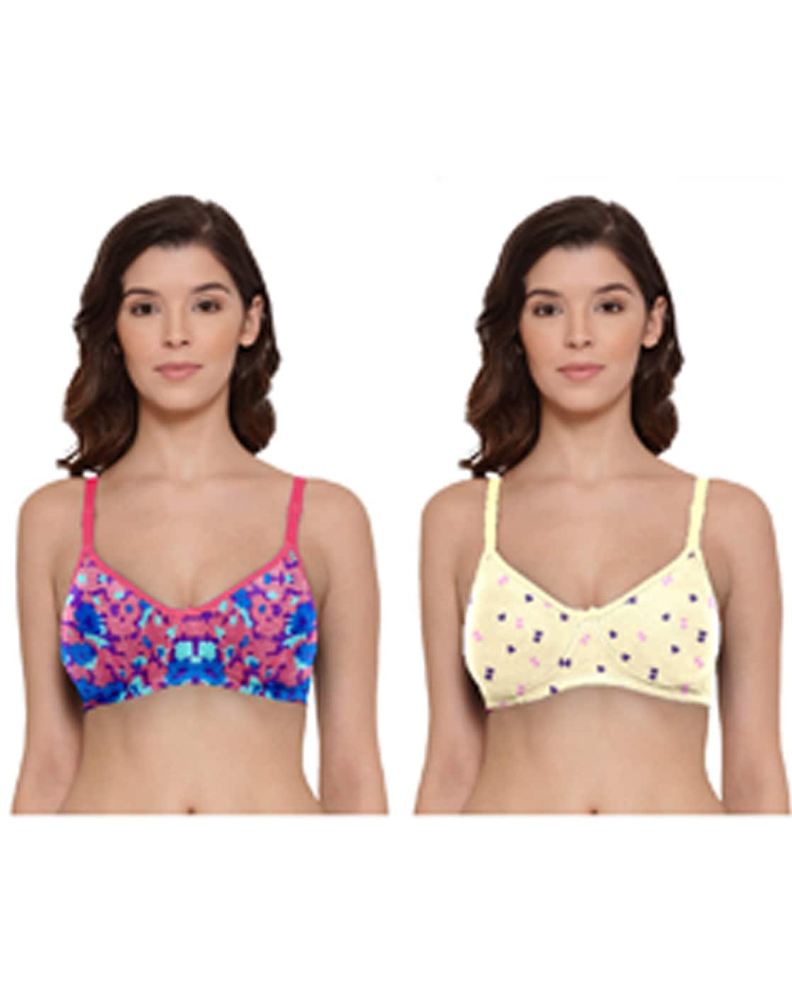 Buy Yellow & Coral Bras for Women by LYRA Online