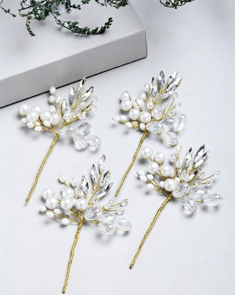 Buy White Pearl Hair Accessories Online at Best Prices in India