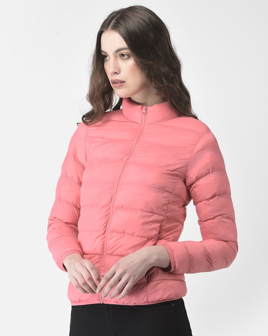 Miluxas Women's Plus Size Lightweight Puffer Jacket Packable Winter Jacket  Long-Sleeve Quilted Coat Hot Pink 14(XXXL) - Walmart.com