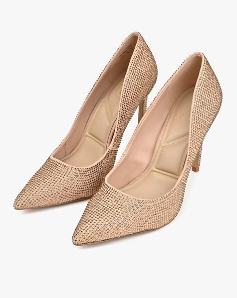 Buy BEIGE Heeled Shoes for Women by Aldo Online Ajio