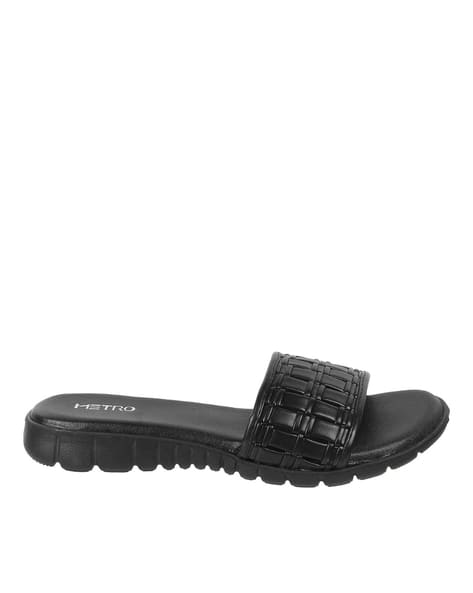 Women Quilted Slip-On Sildes