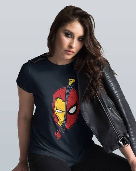spider t shirt women's