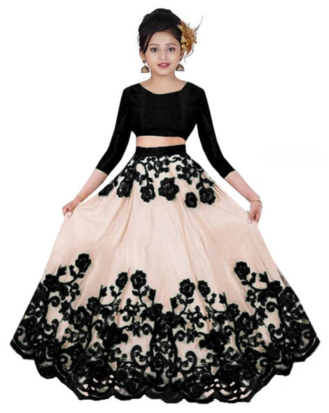 $26 - $39 - Black Lehenga Choli and Black Chaniya Choli Online Shopping