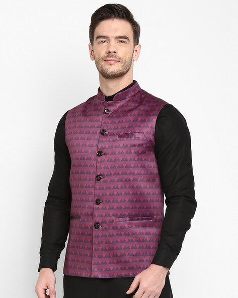 Hangup Men's Partywear Ethnic Nehru Jacket – Hangupindia