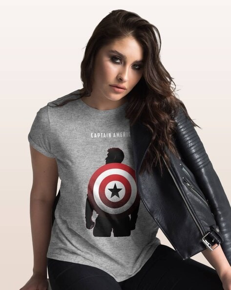 Captain america t shirt for clearance women