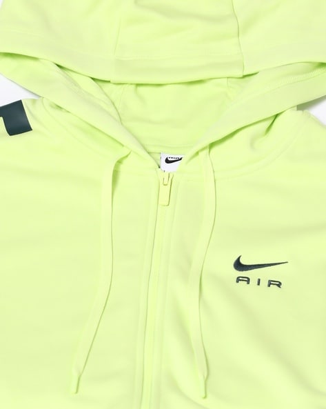 Lime green nike hot sale hoodie womens