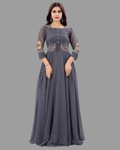 Buy Stylish Net Embroidered Ethnic Gowns for Womens Online In India At  Discounted Prices