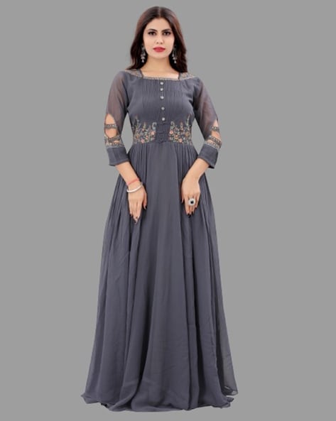 Buy Multicoloured Dresses & Gowns for Women by Amira's Indian Ethnic Wear  Online | Ajio.com