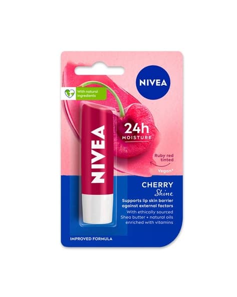 NIVEA Fruity Cherry Shine Lip Balm