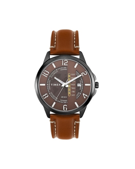 Timex leather deals strap india