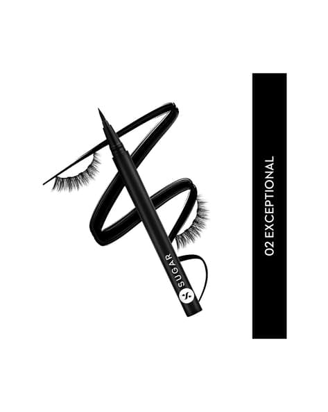 Sugar Cosmetics Maximeyes Drama Magnetic Eyelashes & Eyeliner - 02 Exceptional