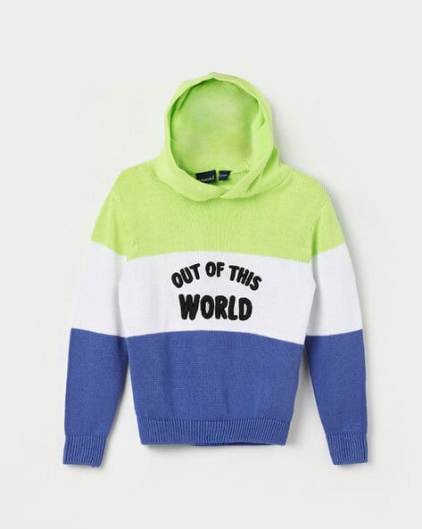 Round-Neck Sweater with Full Sleeves - Main Image