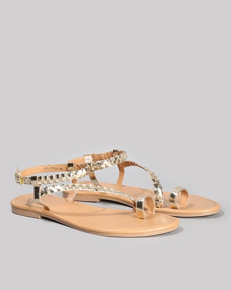 Carlton london gold online sandals