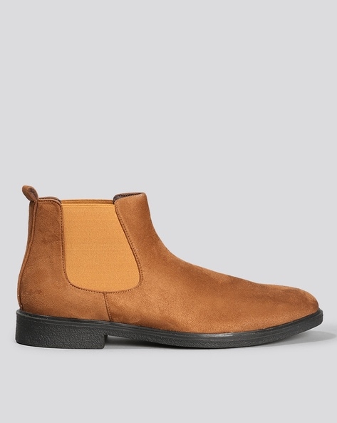 Carlton London Men Ankle-Length Boots