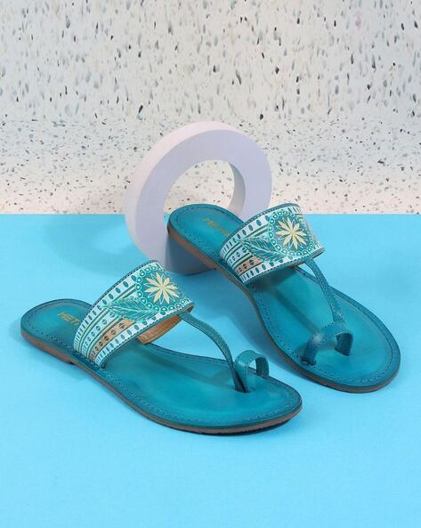 Buy Blue Flat Sandals for Women by max Online | Ajio.com