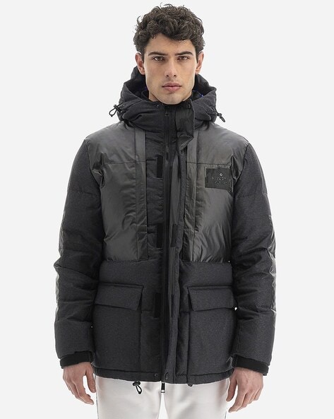 Mens down cheap filled parka coats