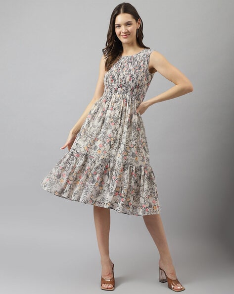 Lucky Brand, Dresses, Lucky Brand Floral Midi Dress