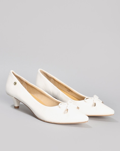 New Vara plate low heel pump | white | Pumps Women's | Ferragamo DE