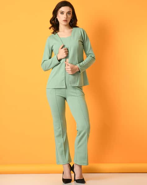 Myshka Women Relaxed Fit Front-Open Jacket