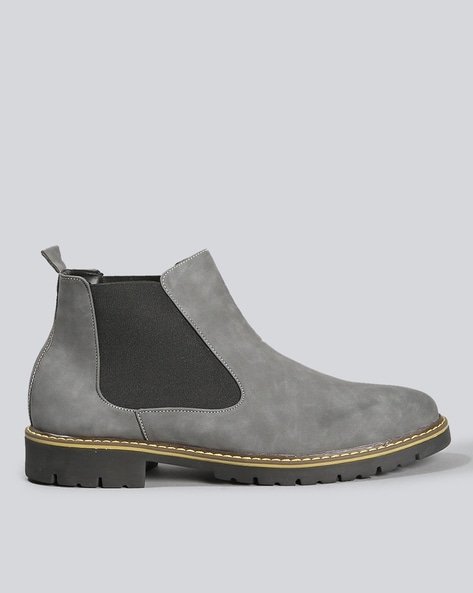 Gray chelsea boots clearance womens