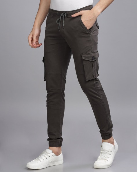 Buy Grey Trousers & Pants for Men by THE NOMHERD Online | Ajio.com