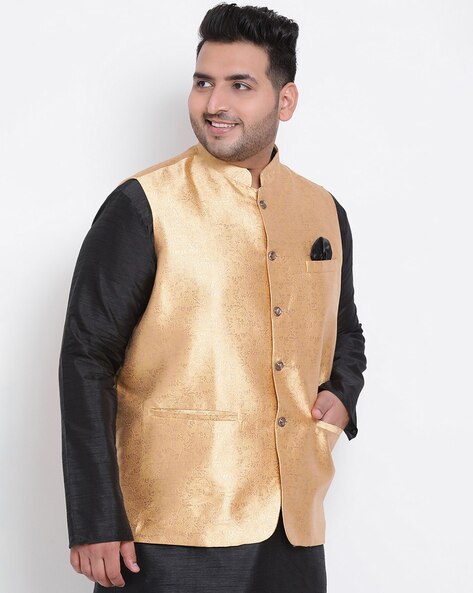 Buy online Grey Embroidered Nehru Jacket from Jackets for Men by Hangup  Trend for ₹1159 at 77% off | 2024 Limeroad.com