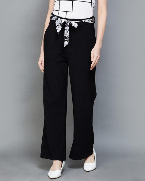 Buy Jet Black Trousers & Pants for Women by JOCKEY Online