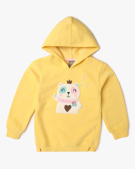 Hoodies for hot sale girls yellow