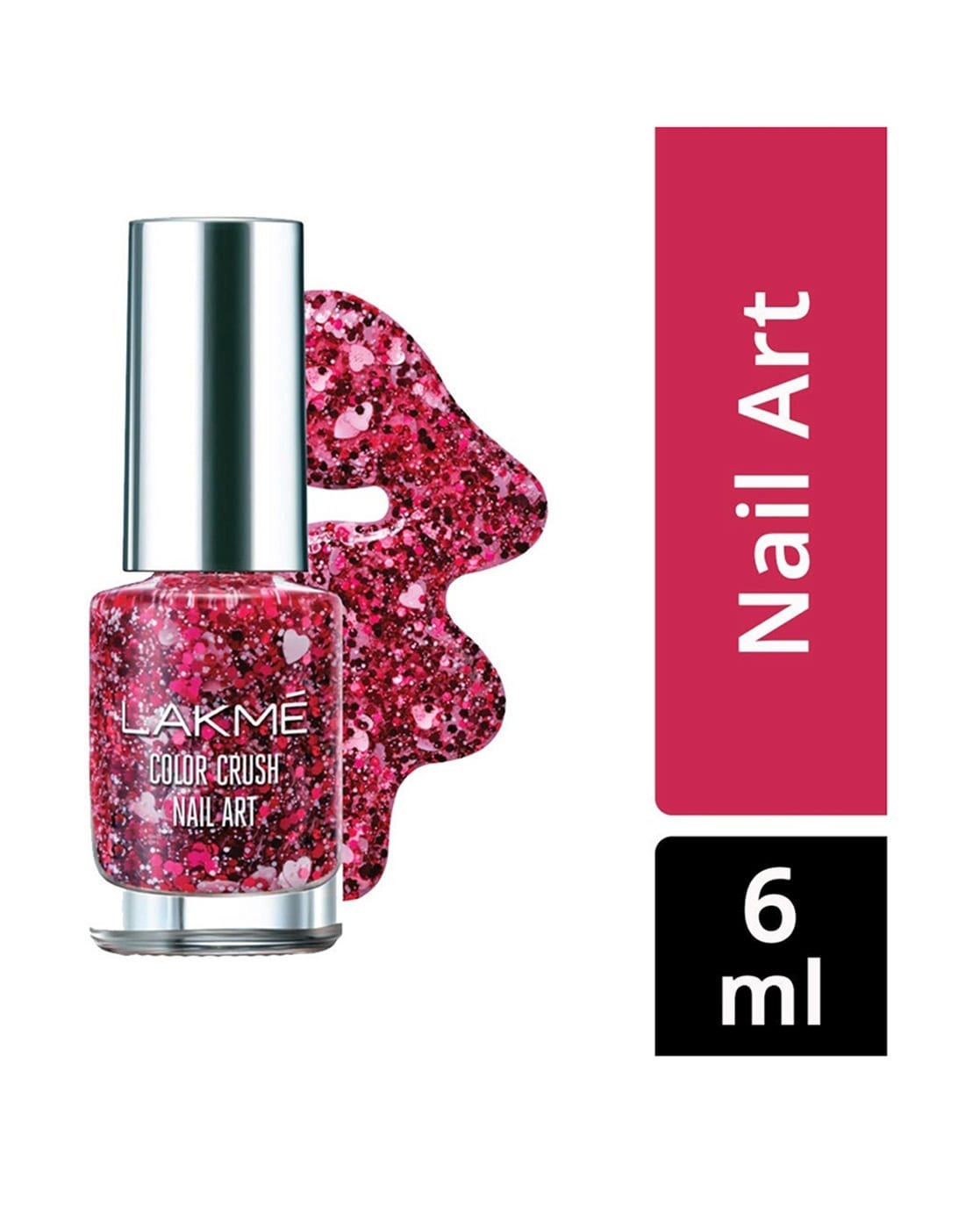 Buy Lakmé Color Crush Nailart, M11 Classic Silver, 6 ml Online at Low  Prices in India - Amazon.in