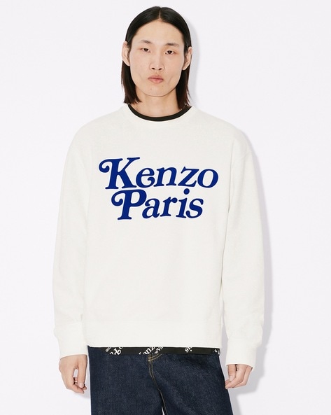 Buy Off White Sweatshirt Hoodies for Men by KENZO Online Ajio