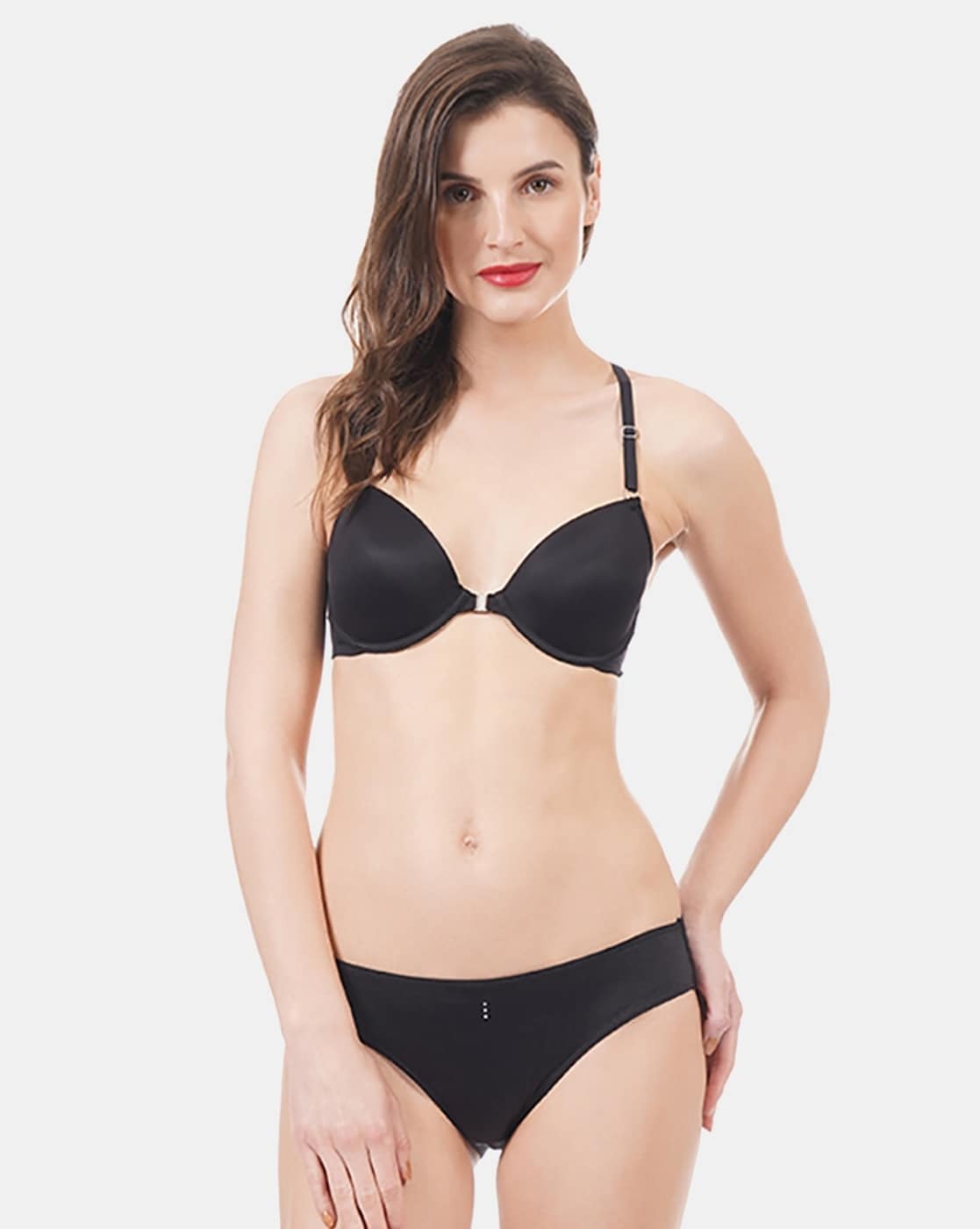 Buy Amante Seamless Everyday Bikini Brief- Black at Rs.545 online