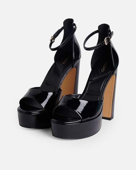 Sandals | ALDO Womens Bodish Wedge sandal Wedge heel Black - SUNAMA-JAKINI