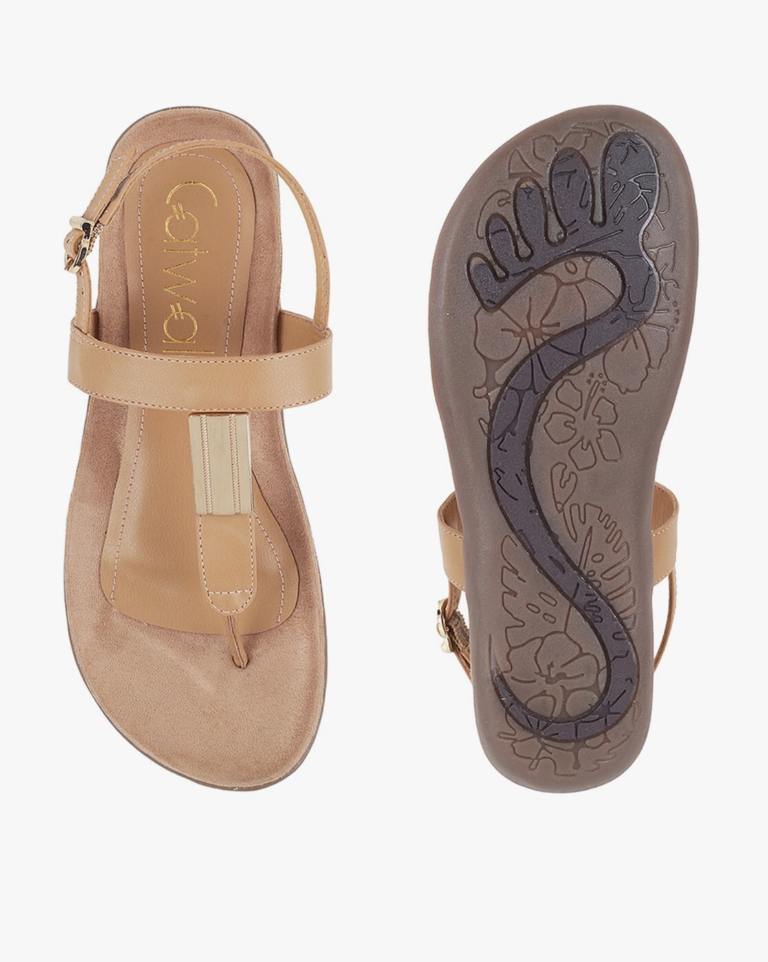 Born Womens Inlet Leather Slip On Flat Sandals - Walmart.com