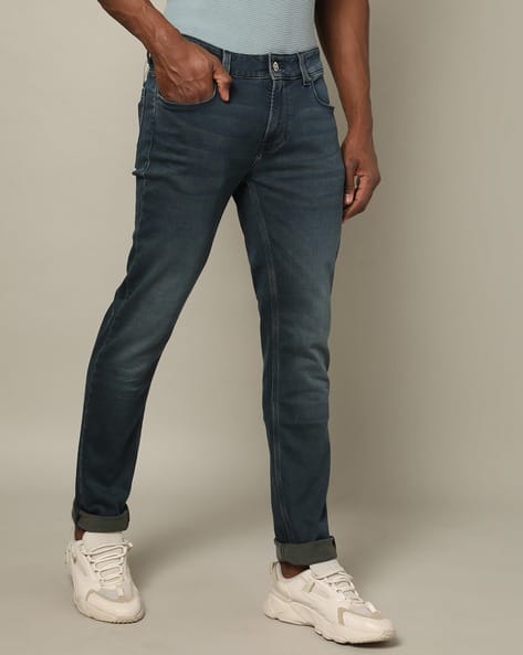 SPYKAR Men Light-Wash Skinny Fit Jeans