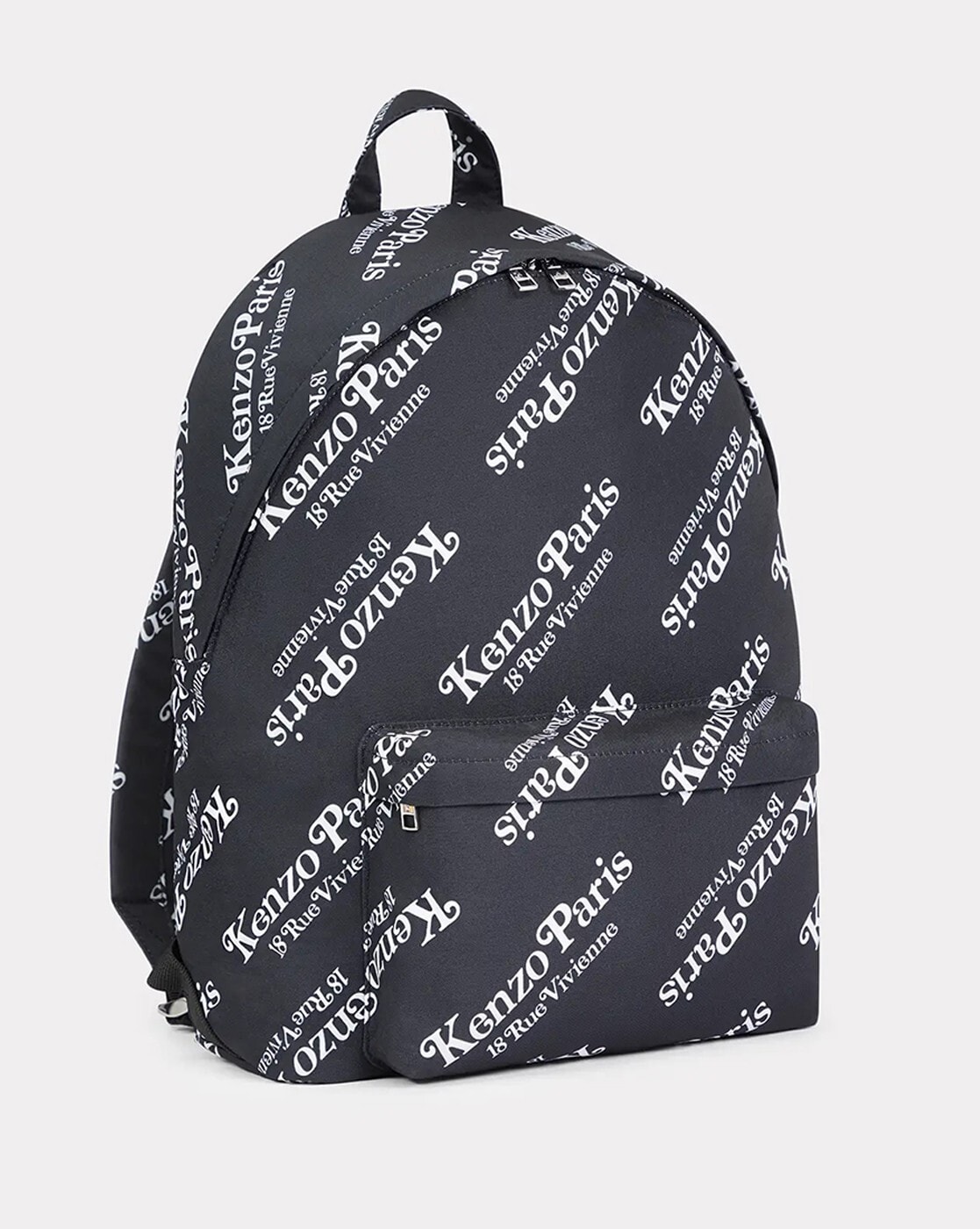 Buy KENZO Brand Print Kenzogram Backpack Black Color Men AJIO LUXE