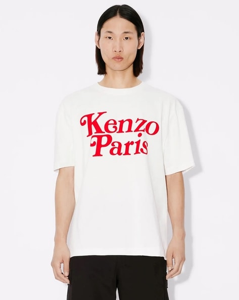 Buy KENZO Kenzo By Verdy Cotton Oversized T Shirt White Color Men AJIO LUXE