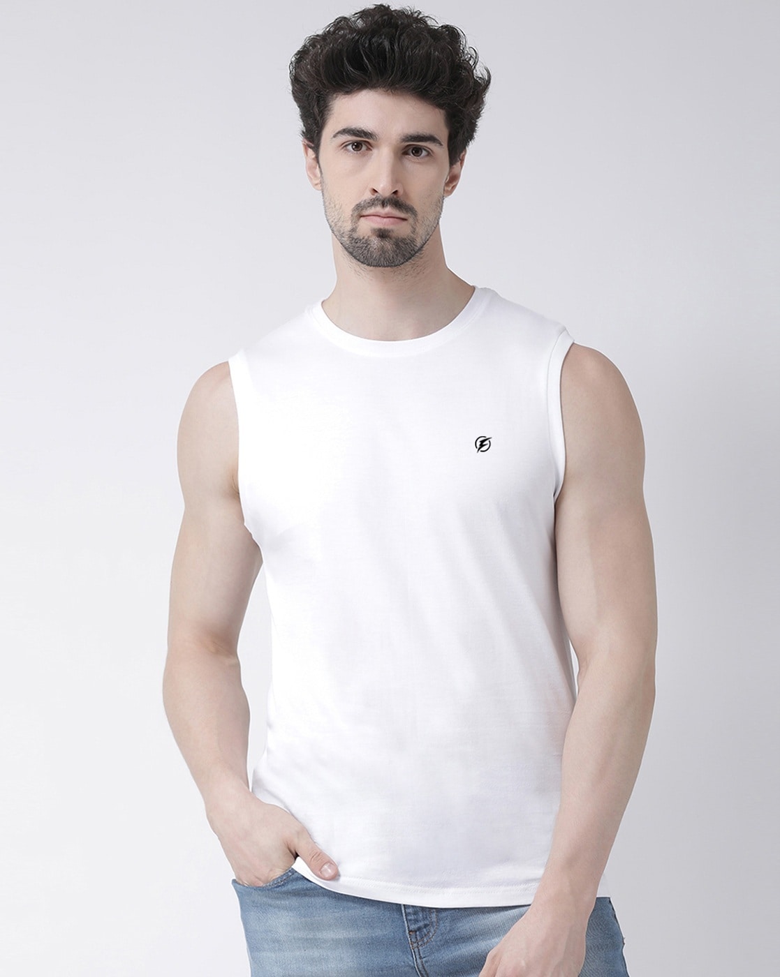 Buy White Tshirts for Men by FRISKERS Online Ajio